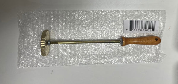 ZOECRAFTSUPPLY Logo Wood Branding Iron,Durable Leather Branding Iron Stamp,Wood Branding Iron/Wedding Gift,Handcrafted Design,Flame Heated, 3.5''