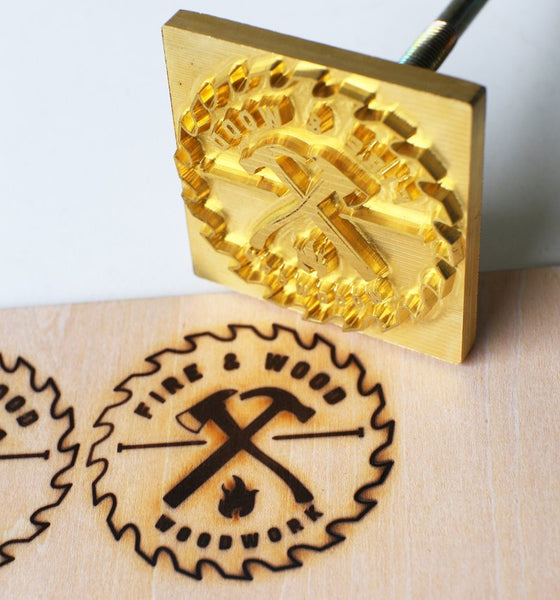 ZOECRAFTSUPPLY Wood branding iron,,Leather branding iron,wedding branding iron, Steak Food branding