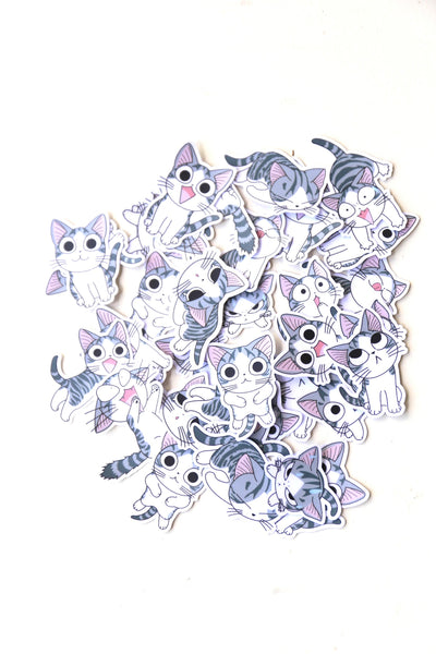 Kawaii Cats sticker set/ Planner Stickers/ Filofax Stickers/Lap top stickers/Scrapbook Sticker/OS023