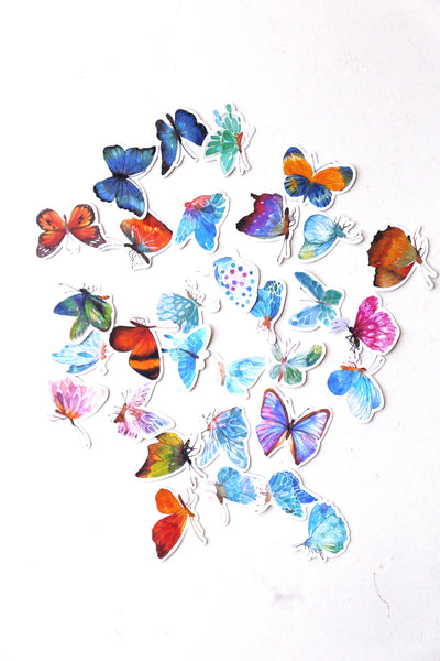 Butterfly stickers set/ Planner Stickers/ Filofax Stickers/Lap top stickers/Scrapbook Sticker/OS019