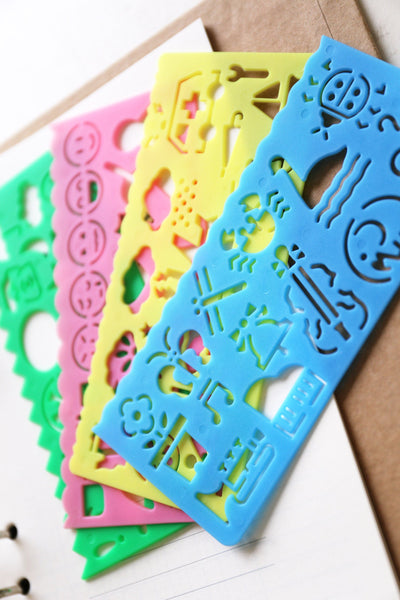 Plastic Planner Stencil 2 / Bullet Journal Stencil/RVS planner stencil / template