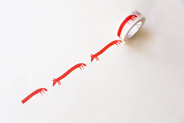 Cute Fox Washi Tape/ Floral Washi Tape/Striped Washi / Masking tape/ japanese washi tape/Planner Supplies