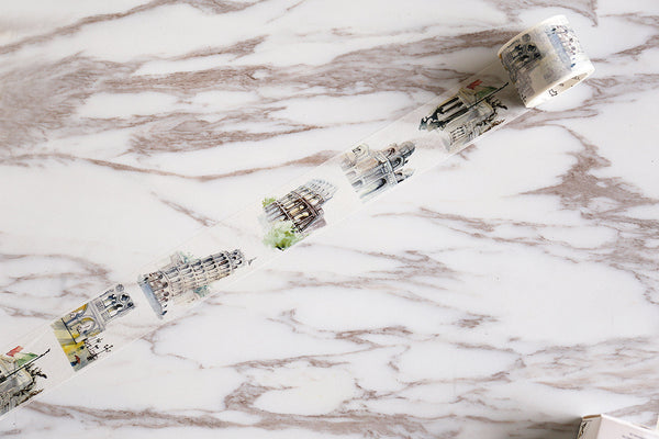 40mm x 8m Italy Landmarks Washi Tapes/ city Washi Tape/Decorative Stickers / Masking tape/ japanese washi tape/Planner Supplies/OT094