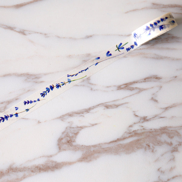 Purple Flower Washi Tape/ Floral Washi Tape/Striped Washi / Masking tape/ japanese washi tape/Planner Supplies/