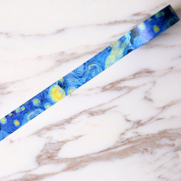 Starry sky pattern washi tape/15mm x 7m washi tape/ Masking tape/ washi tape/Planner Supplies/planner accessories