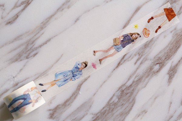 lovely girls Washi Tape/ fashion lady washi Tape /DIY scrapbook decorative Washi Tape /Masking tape/ japanese washi tape/planner tape/