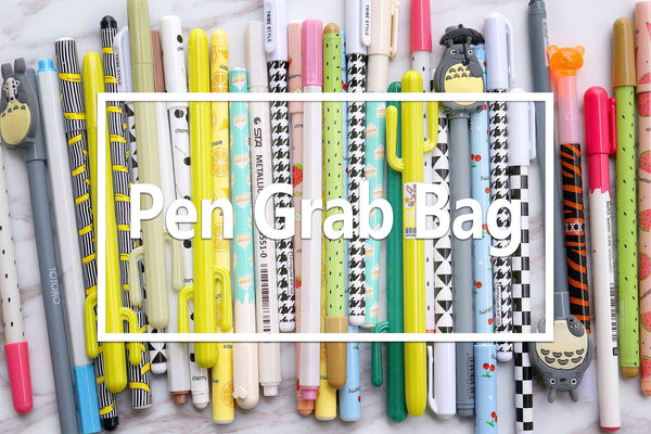 Pens Grab Bag - Random Pick pens /Stationery Items / Kawaii Stationery planner Pens / Gift Pens