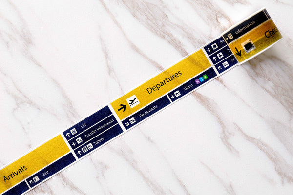Airport washi tape/toilets washi tape/terminal washi tape/restaurants washi tape /NRT airport/Japanese Washi Masking