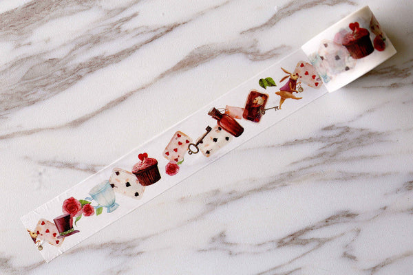 Tea party Washi Tape /Alice in Wonderland Washi Tapes/Japanese washi Tape/Decorative Stickers