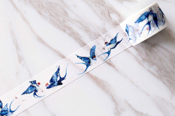swallows washi tape /birds washi tape /songbird washi tape /freedom washi tape /
