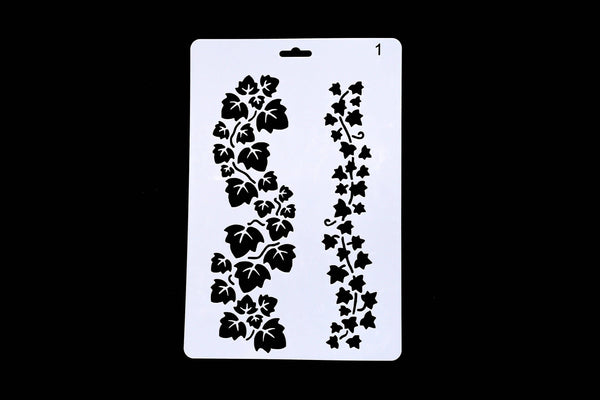 Leave Bullet Stencil / Journal Stencil /plant Notebook Stencil/ Planner Stencil/leave and flowers stencil / Plastic stencil