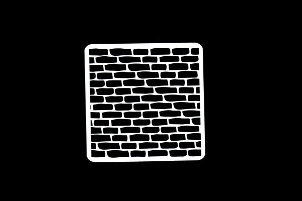 Brick Stencil, Bricks, Rugged Edge, Plastic Stencil, Bullet Journal Stencil /Bullet Journal Stencil/ plastic Stencil