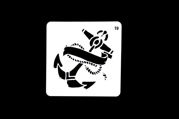 Anchor Stencil/ Rope Plastic Stencil /Bullet Journal Stencil/Anchor Stencil Journal /Scrapbook Stencil