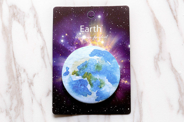 Bule sticky notes /Beautiful Sticky notes /black White Marble sticky notes/saturn sticky notes /planner sticky notes/cute stationery