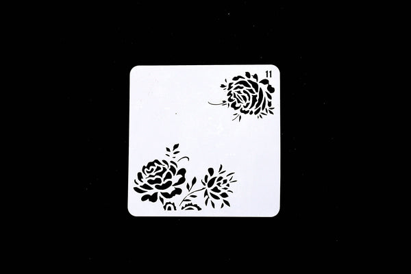 Rose stencil /flower Journal Stencil /Notebook Stencil/ beautiful rose stencil /Bullet Journal Stencil/ plastic Stencil