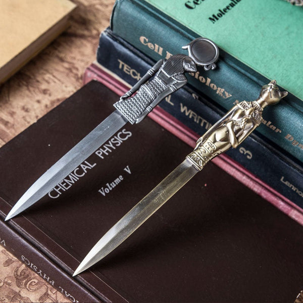 Egypt Metal letter opener / silver Hand Letter Opener/ Gold Hand Letter Opener/Cat letter opener /dog letter opener/antiqued opener