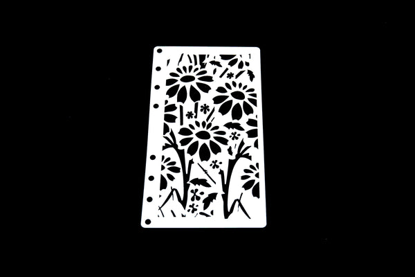Daisy stencil //flower Bullet Journal Stencil /Notebook Stencil/ snowflake Bullet Journal Stencil/party stencil / plastic Stencil