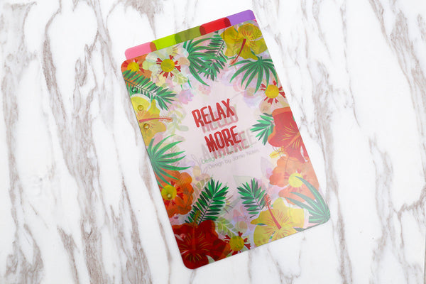 set of 5 planner divide /New candy cartoon flowers series PVC dividers/A5 A6 diary planner spiral notebooks index papers accessories