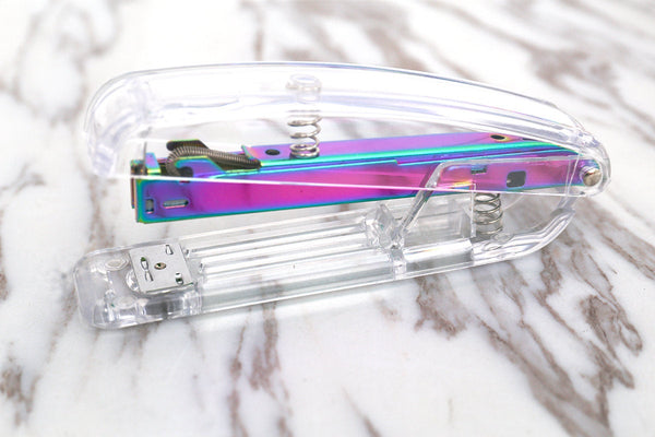 Acrylic Stapler/Modern Office Desk Accessory/Acrylic stapler/office gift idea gold gift stapler