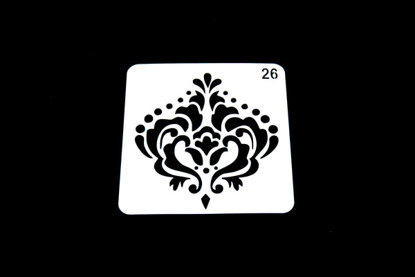 Victorian decor stencil /fleur de stencil /Notebook Stencil/cute flower stencil /Bullet Journal Stencil/ plastic Stencil