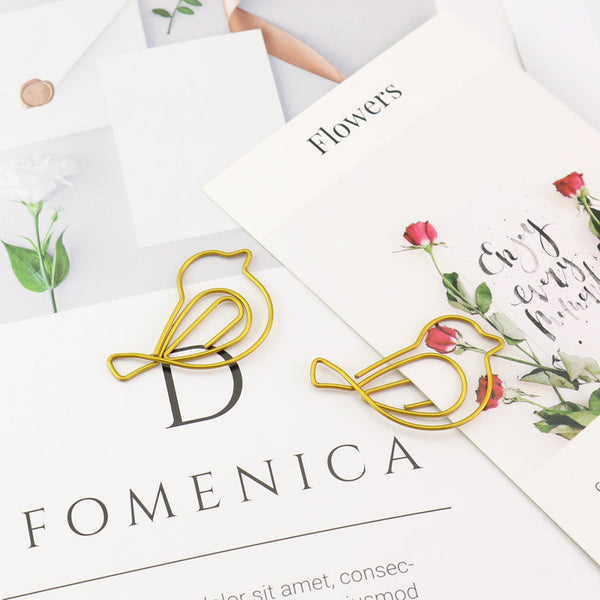 Bird Metal Paperclips ,Novelty Bird Paperclip,Binder Clips, Office Supplies,Planner Accessory,Japanese Stationery