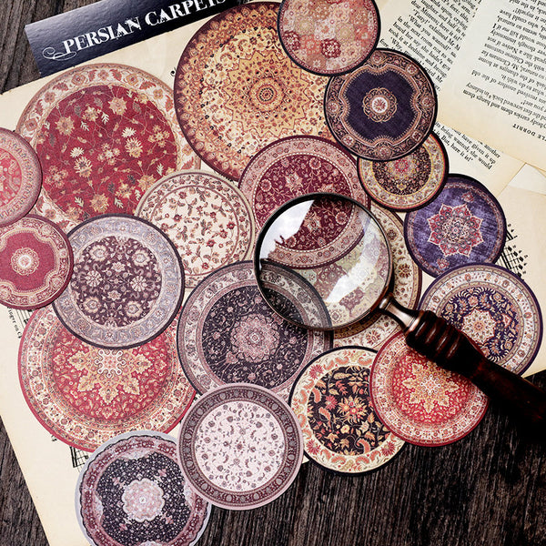 Persian carpet stickers set/ carpet Planner Stickers/ Filofax Stickers/country life Flake Stickers/Desert Watercolor stickers/OS036