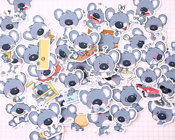 Cute Koala stickers / Planner Stickers/ koala Stickers/Lap top stickers/Scrapbook Sticker/ stickers