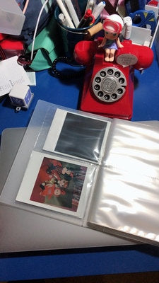 Clear Polaroid mini album / Instax mini album/Polaroid Photo Album/96 mini photos
