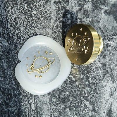Planet Wax Seal Stamp/space Wax Seal Stamp/Wedding wax seal stamp/ wedding wax seal kit