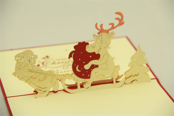 Black Friday 50%OFF Funny Santa for Christmas in Pop up card/ happy new year
