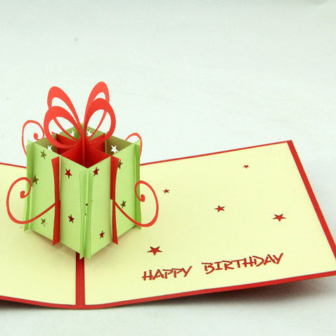 Birthday gift in Pop up card/handmade card