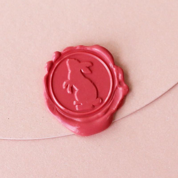 Rabbit Wax Seal Stamp/ wedding invitation seals/gift for kids/standing bunny wax stamp--WS090