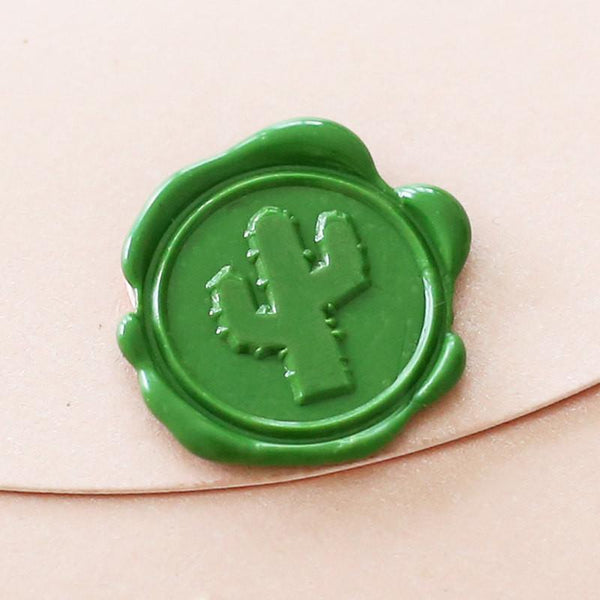 Cactus plant Wax Seal Stamp/ invitation wax seals/plant wax stamp/--WS119