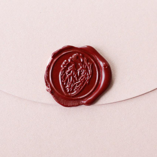Heart Wax Seal Stamp/organic heart sealing wax/ Heart tattoos seals--WS137