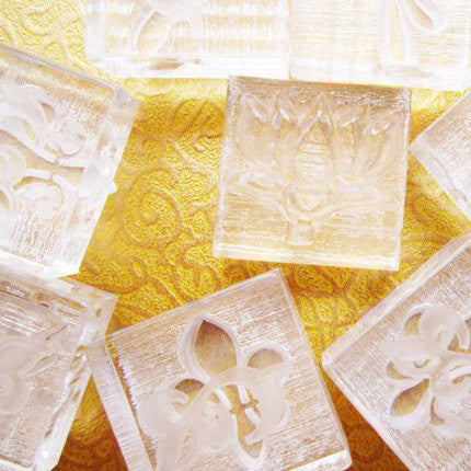 Customize Handmade Acrylic Glass Soap Stamp Seal Cookie Stamp