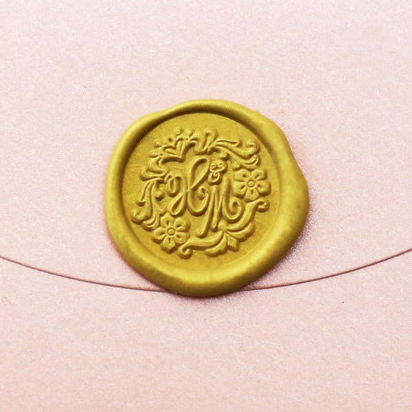 Custom Double Initials Wedding wax seal stamp/personalized Filigree sealing/wedding invitation seal