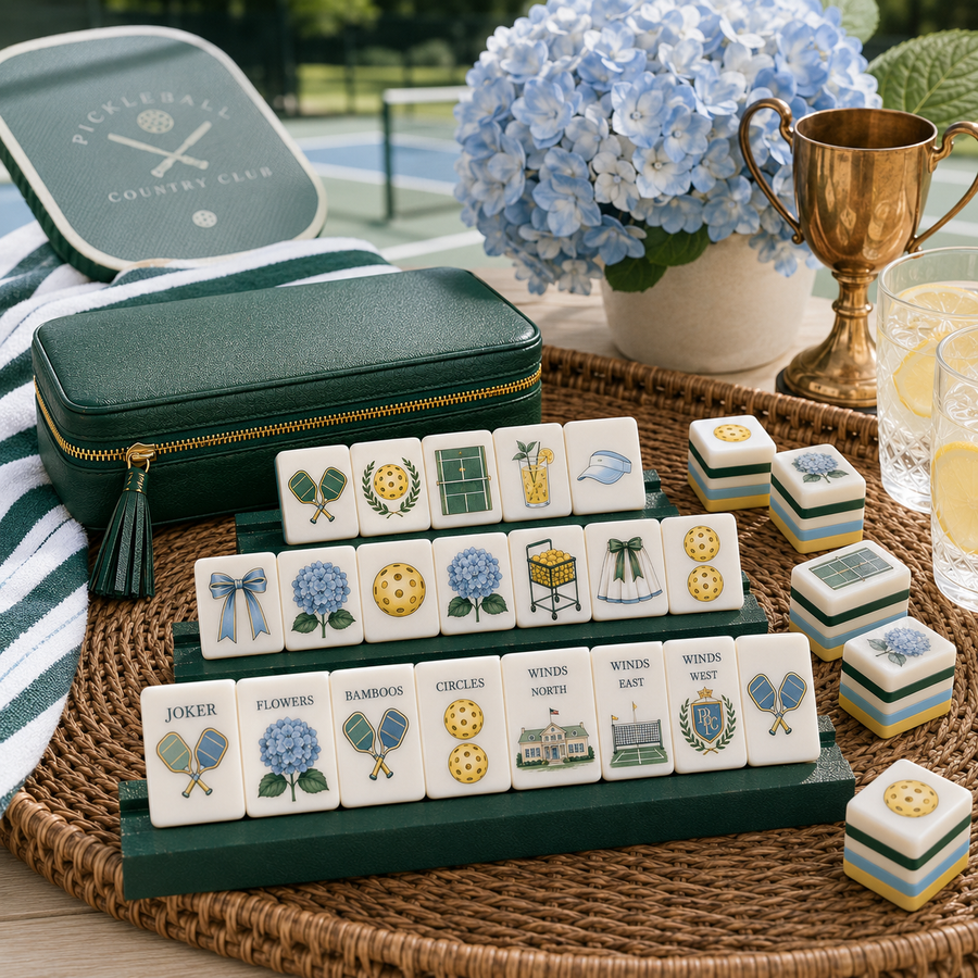 Pickleball Country Club Mahjong Tile Set II