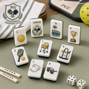 Pickleball Country Club Mahjong Tile Set