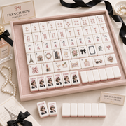 French Bow Coquette Mahjong Tile Set