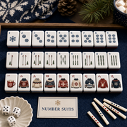 Apres Ski Lodge Mahjong Tile Set