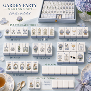 Garden Party Hydrangea Mahjong Tile Set
