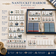 Nantucket Harbor Mahjong Tile Set