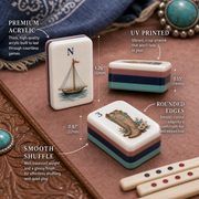 Western Cowgirl Mahjong Tile Set
