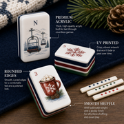 Apres Ski Lodge Mahjong Tile Set