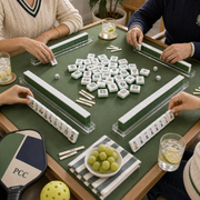 Pickleball Country Club Mahjong Tile Set