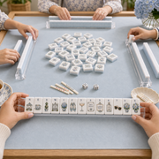 Garden Party Hydrangea Mahjong Tile Set