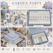 Garden Party Hydrangea Mahjong Tile Set