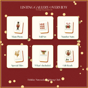 Holiday Nutcracker Mahjong Tile Set