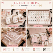 French Bow Coquette Mahjong Tile Set