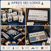 Apres Ski Lodge Mahjong Tile Set